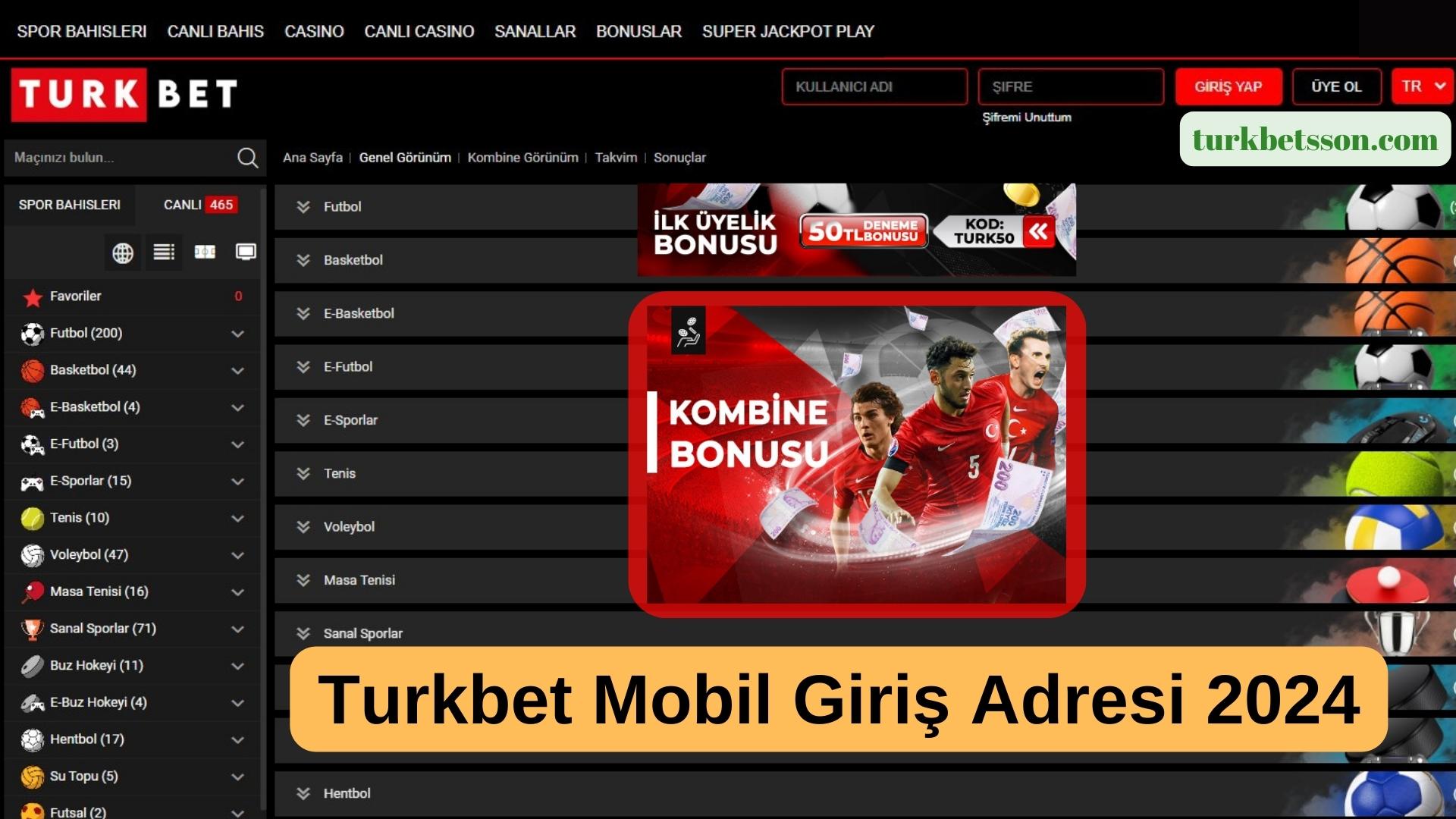 Turkbet Mobil Giriş Adresi 2024